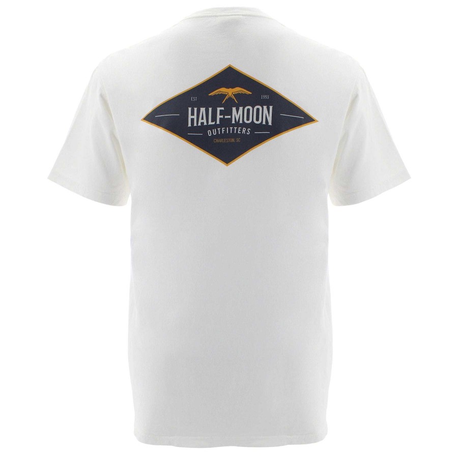 Half-Moon-Kollektion Half-Moon Outfitters Halbmondbekleidung | Diamond Bird Kurzarm-T-Shirt Mit Tasche