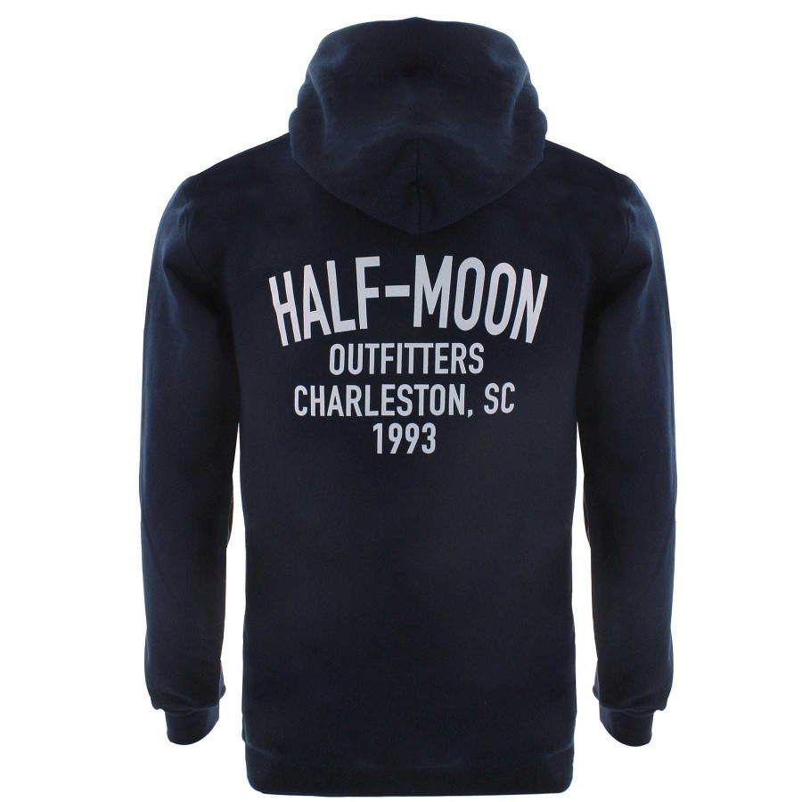 Half-Moon-Kollektion Half-Moon Outfitters Halbmondbekleidung | Block-Hoodie-Sweatshirt Fur Kinder Marine/Hellblau