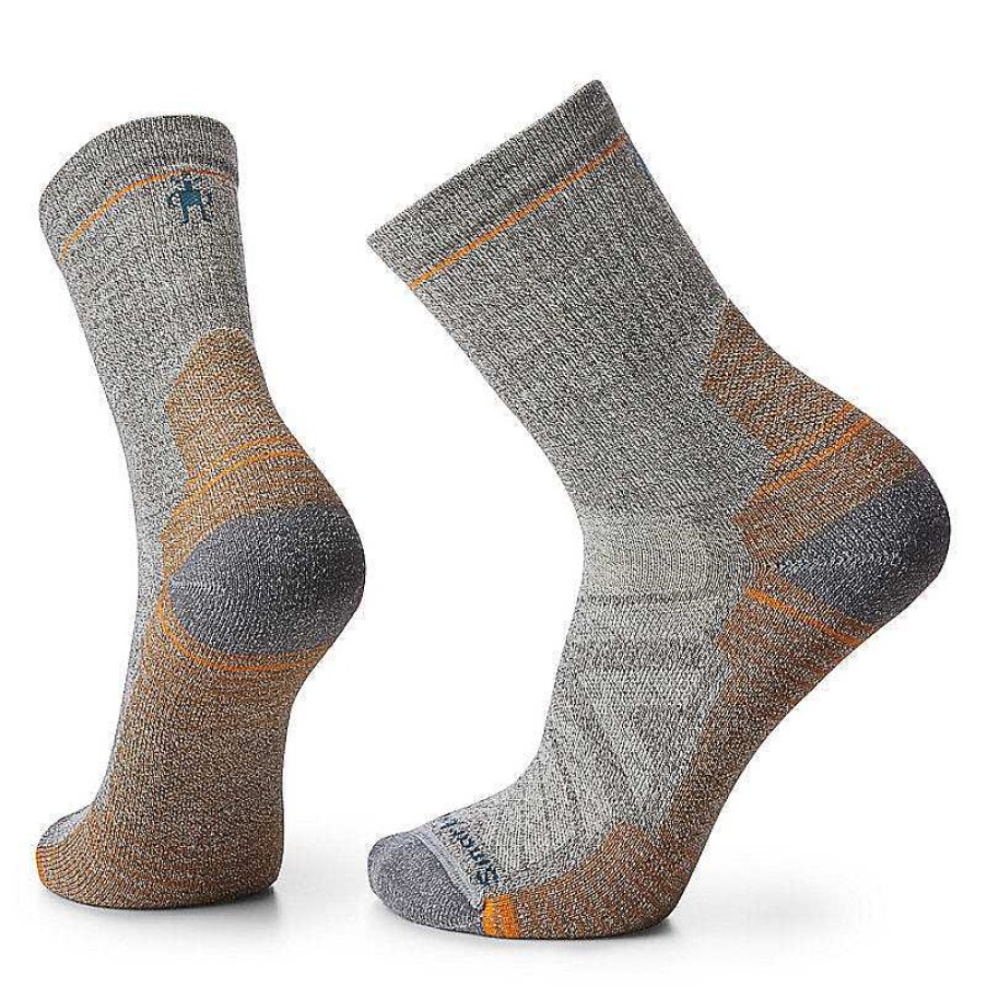 Herren Smartwool Socken | Hike Light Cushion Mid Crew Socken Fur Herren Taupe-Naturlicher Marlin