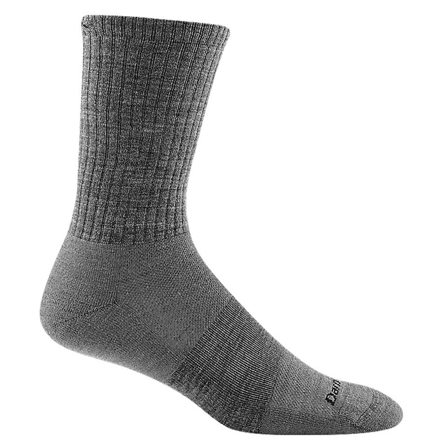 Herren Darn Tough Socken | Die Leichten Lifestyle-Socken Von Standard Crew Mittelgrau