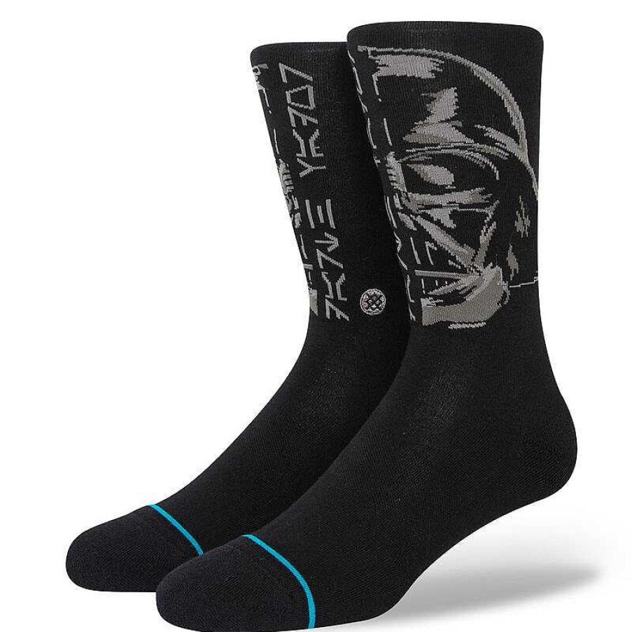 Herren Stance Socken | Lord Vader Crew-Socken Fur Herren Schwarz