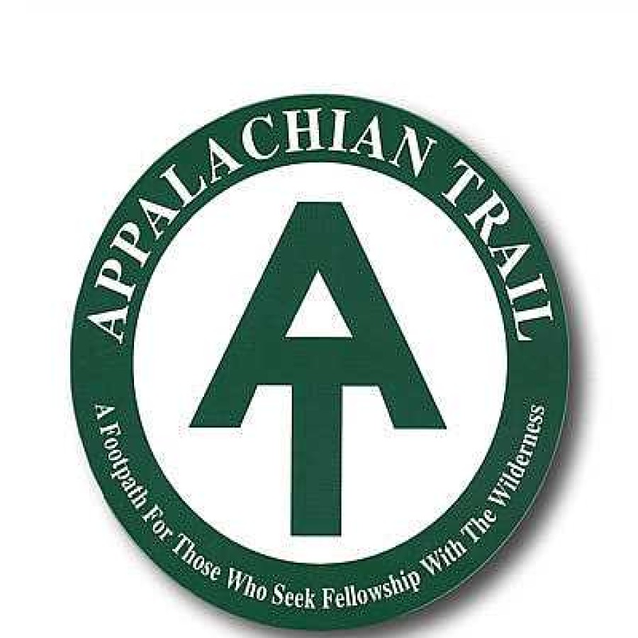 Gang Appalachian Trail Conservancy | At-Monogramm-Aufkleber Grun