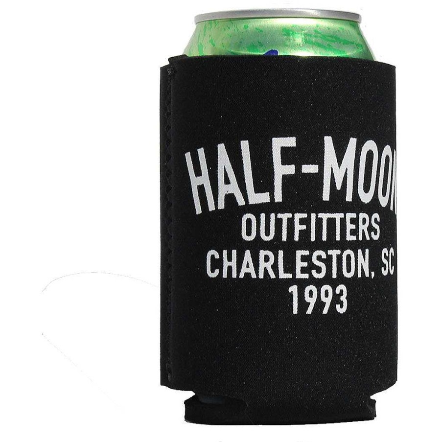 Half-Moon-Kollektion Half-Moon Outfitters Halbmond-Ausrustung | Blockieren Sie Koozie Schwarz