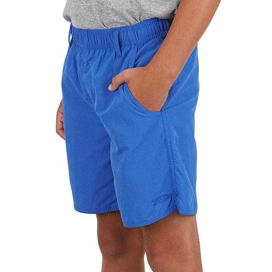 Kinder AFTCO Unterteile | Boyfish Badehose Fur Jungen Nautisches Blau