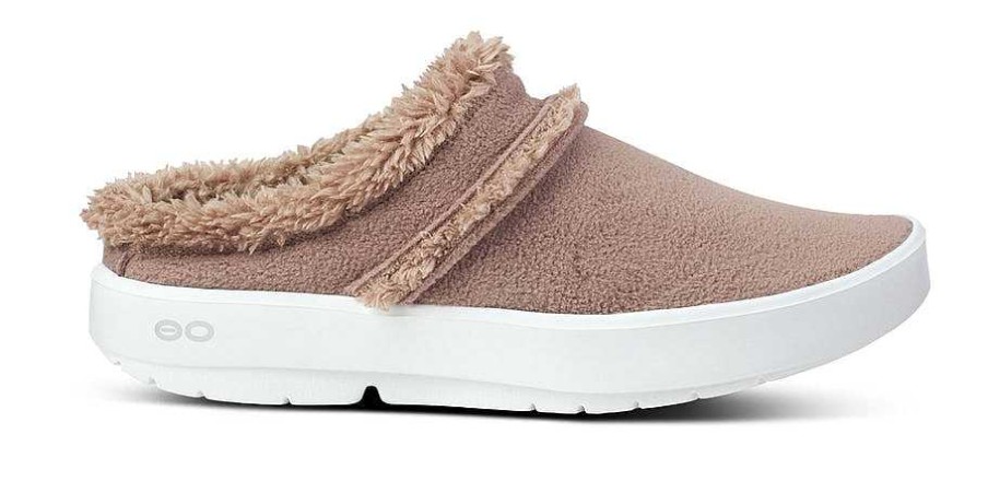 Schuhwerk Oofos Schuhe | Oocoozie Mule-Schuh Fur Damen Schokolade