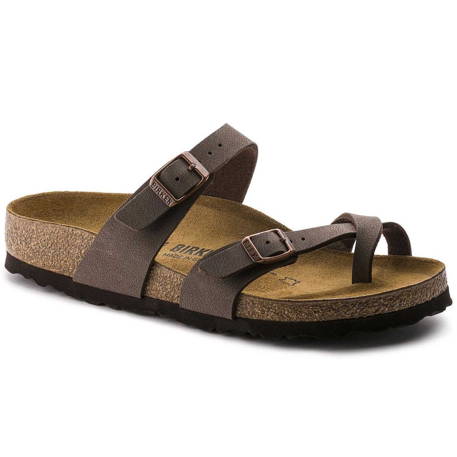 Schuhwerk Birkenstock Sandalen | Mayari Birkibuc Sandalen Fur Damen Mokka