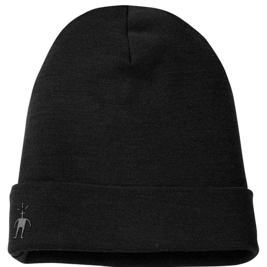 Herren Smartwool Kopf- Und Halsbekleidung | Beanie Mit Bundchen Aus Merino 250 Schwarz