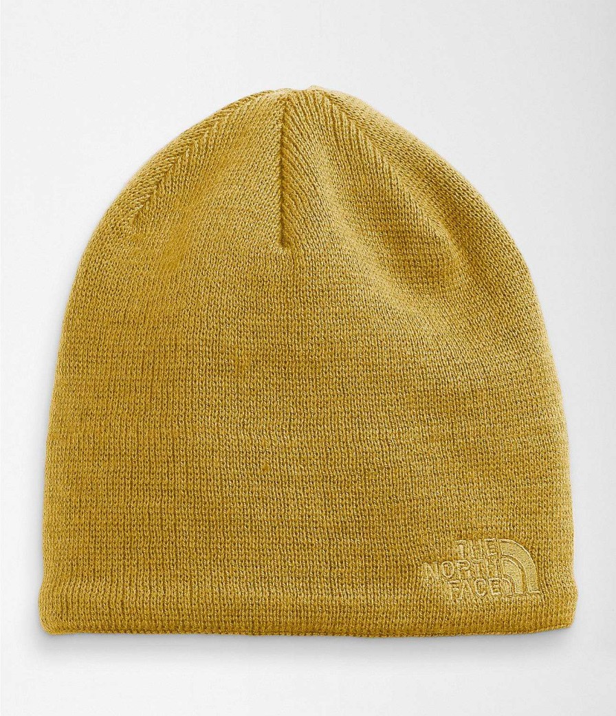 Herren The North Face Kopf- Und Halsbekleidung | Jim Beanie Fur Manner Mineralisches Gold