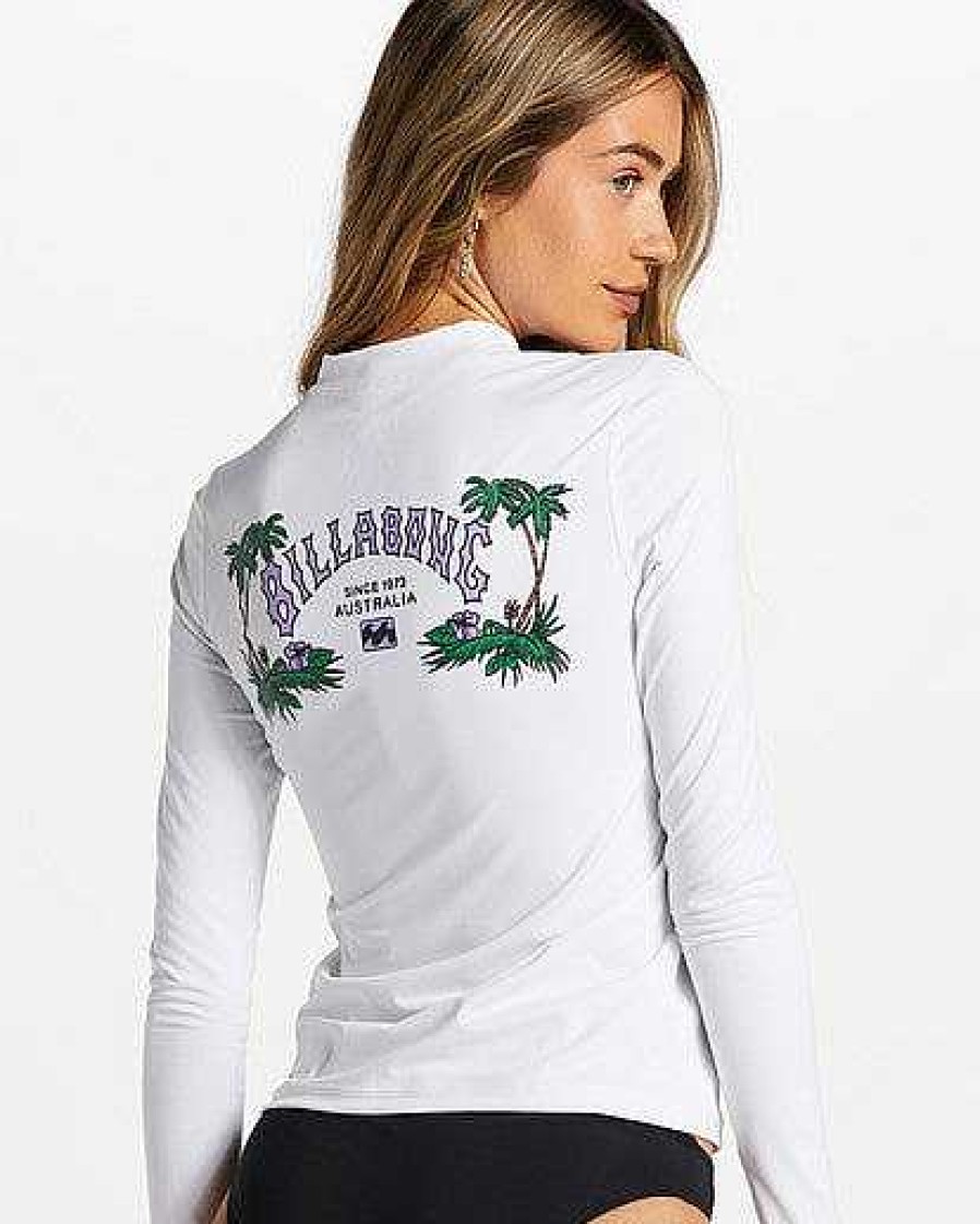 Damen Billabong Bademode | Core Langarm-Rashguard Mit Upf 50