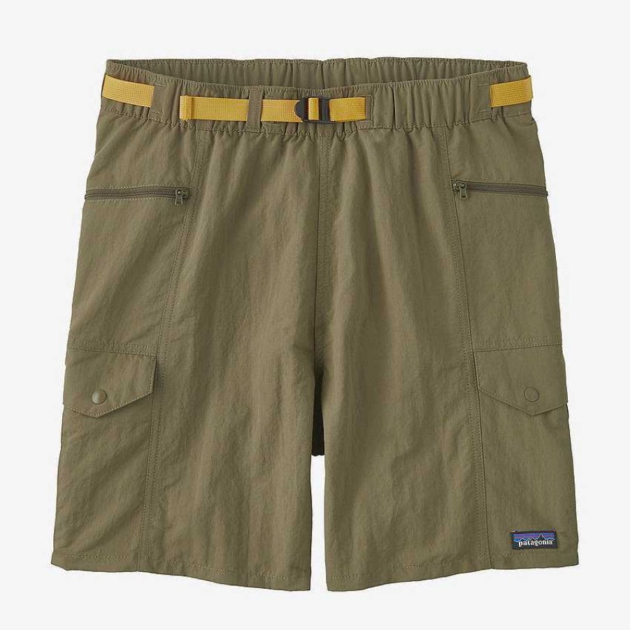 Herren Patagonia Kurze Hose | Outdoor-Alltagsshorts 7 Zoll Fur Herren Neues Marineblau/Salbei-Khaki